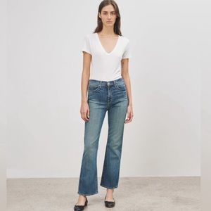 Nili Lotan Boot Cut Jean Classic Wash Size 25